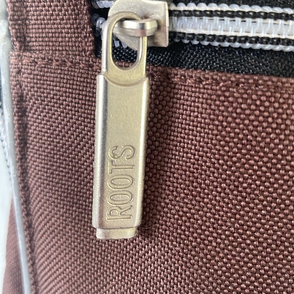 Roots Crossbody Bag Shoulder Bag Brown Beaver Canvas - Picture 3 of 12